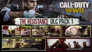 New COD WW2 DLC 1 The Resistance is Almost Here! Call of Duty" WWII STG44 Multiplayer Gameplay