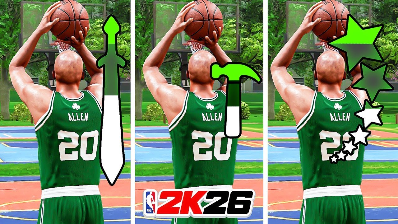 USING EVERY JUMPSHOT METER with a 99 3PT RATING on NBA 2K26
