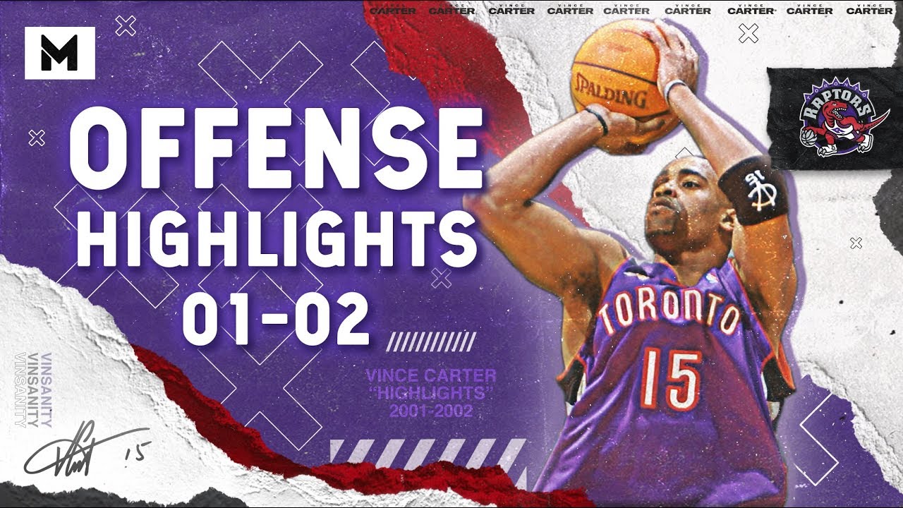 Vince Carter BEST Offense Highlights From 2001-02 NBA Season 