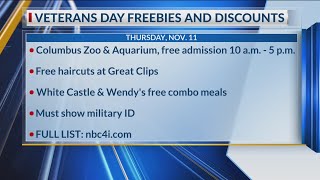 Veterans Day freebies and discounts