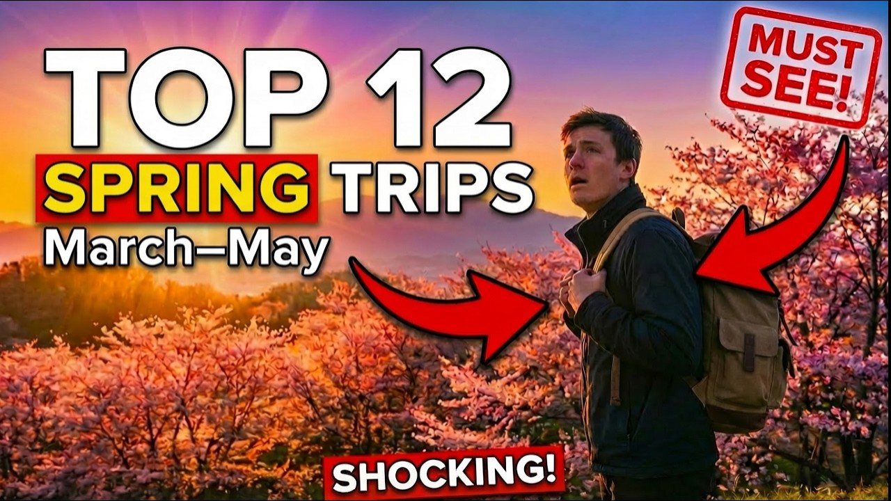 TOP 12 Spring Trips 2026 You’ll Never Forget 🌸✈️