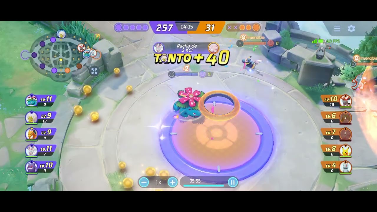 Pokemon UNITE con Venusaur esta chistoso