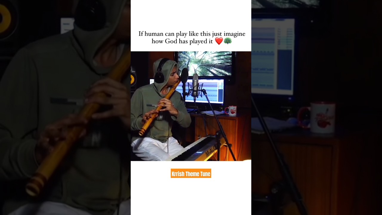 Krrish Theme Cover | Krrish tune Ringtone| #shorts #krrish #flutemusic #music #artist