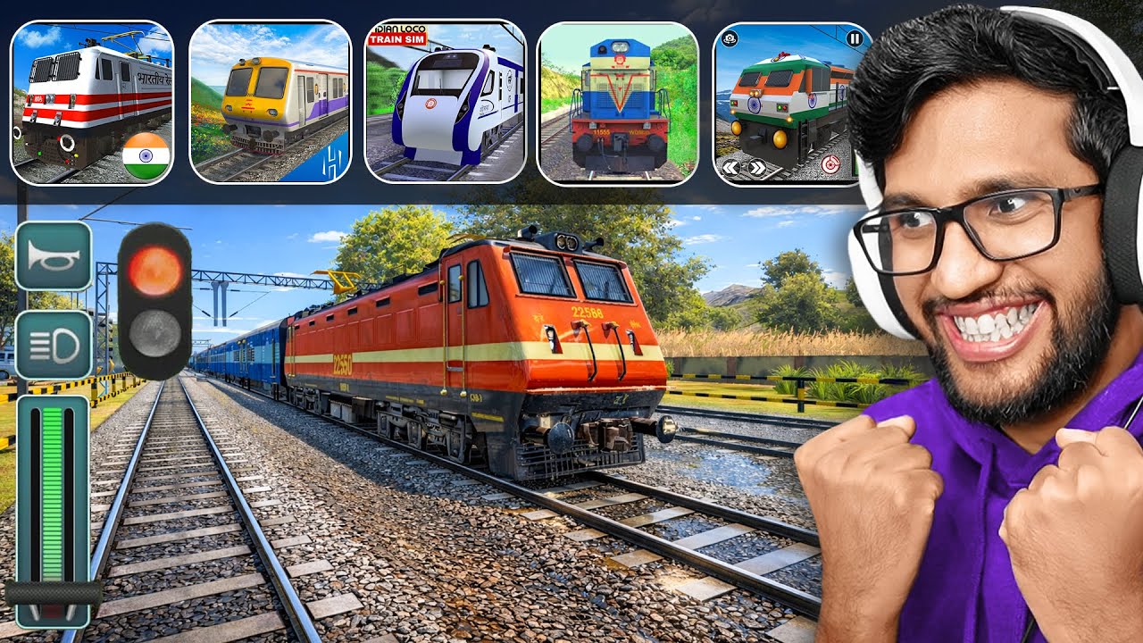 TESTING TOP 9 INDIAN TRAIN SIMULATOR GAMES !