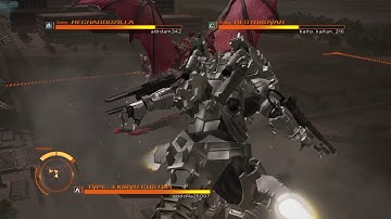 GODZILLA PS4 Online Type 3 Kiryu vs MechaGodzilla  vs Destroyah