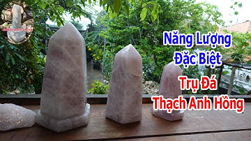 Khám Phá Năng Lượng Đặc Biệt Trụ Đá Thạch Anh Hồng Tự Nhiên