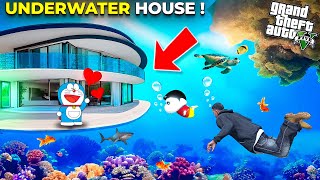 Franklin Buy’s Underwater Luxury House to Surprise Shin chan & Doraemon in Gta 5 in Telugu screenshot 2