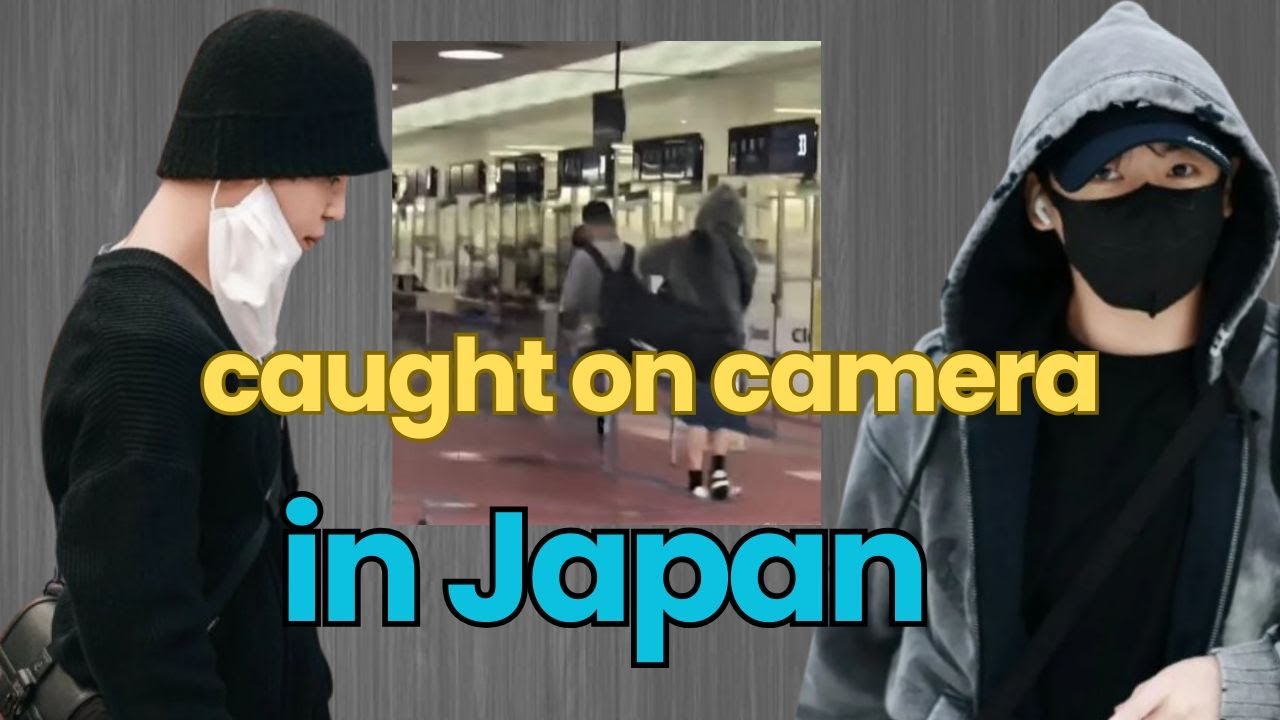 Джикук попал на камеру в Японии