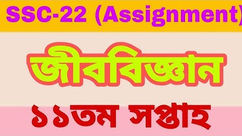 SSC Batch 2022 Class 10 Assignment Answer 2022 || Class 10 Assignment  11week Answer 2022 ||