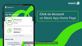 Signing up for Direct Debit via Maxis Postpaid App - Eng screenshot 2