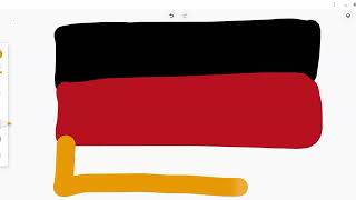 Drawing the flag of Germany