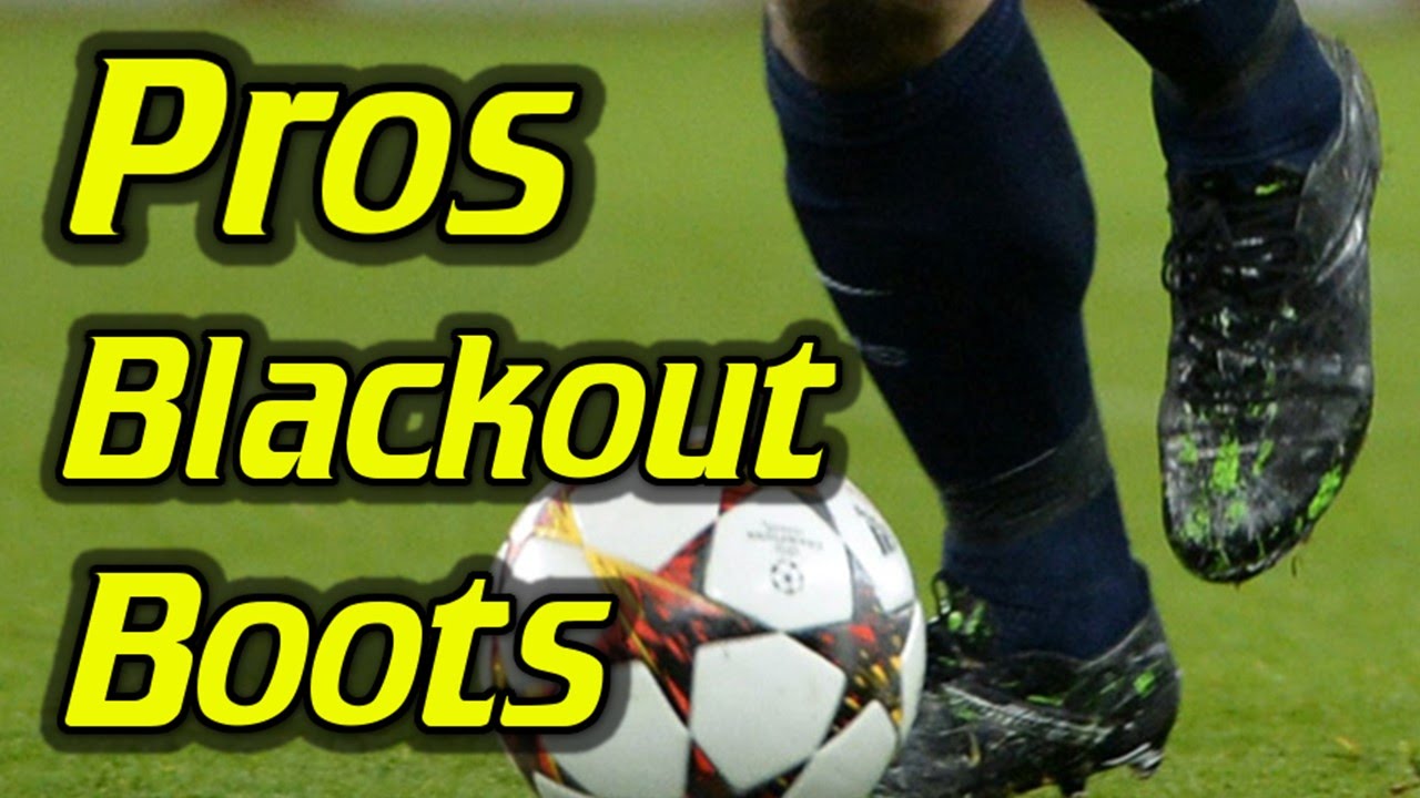 Why Do Pros Black Out Their Boots?