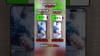 💥🔋ONE PLUS 15 VS IPHONE 17 PRO BATTERY TEST!!