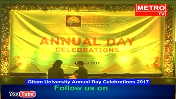 Watch GITAM University Annual Day Celebrations 2017 || Metro TV Telugu
