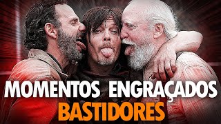 MOMENTOS ENGRAÇADOS E RAROS DE BASTIDORES | THE WALKING DEAD