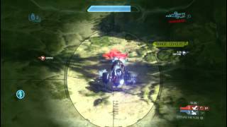 Halo 4 Funny Double Kill Splatter With DMR On Ghost