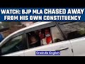 Up khatauli bjp mla vikram saini chased away by villagers of his constituency  oneindia news