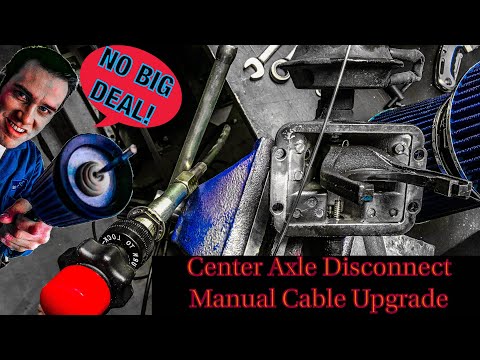 Dodge Ram 4WD / Jeep Center Axle Disconnect Manual Mod | Werner Locking Cable Upgrade