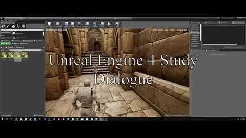 Unreal Engine 4 - Dialogue System Study