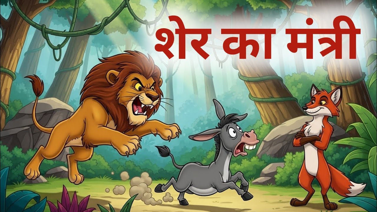शेर का मंत्री ।। Sher ka mantri  ।। Jungle ki kahaniyan 