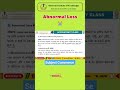 Abnormal Loss Journal Entries