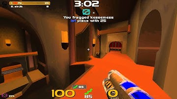Quake Live - Instagib - rails a row