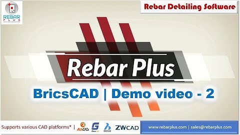 02. Punching Shear Reinf. Calculation | BricsCAD Platform | Rebar Plus | Rebar Detailing Software