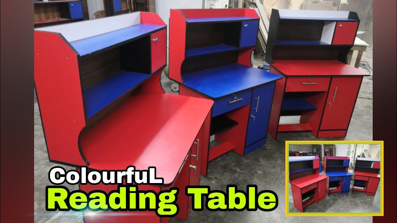 Colourful Reading table Price Melamine board Reading table bd YouTube