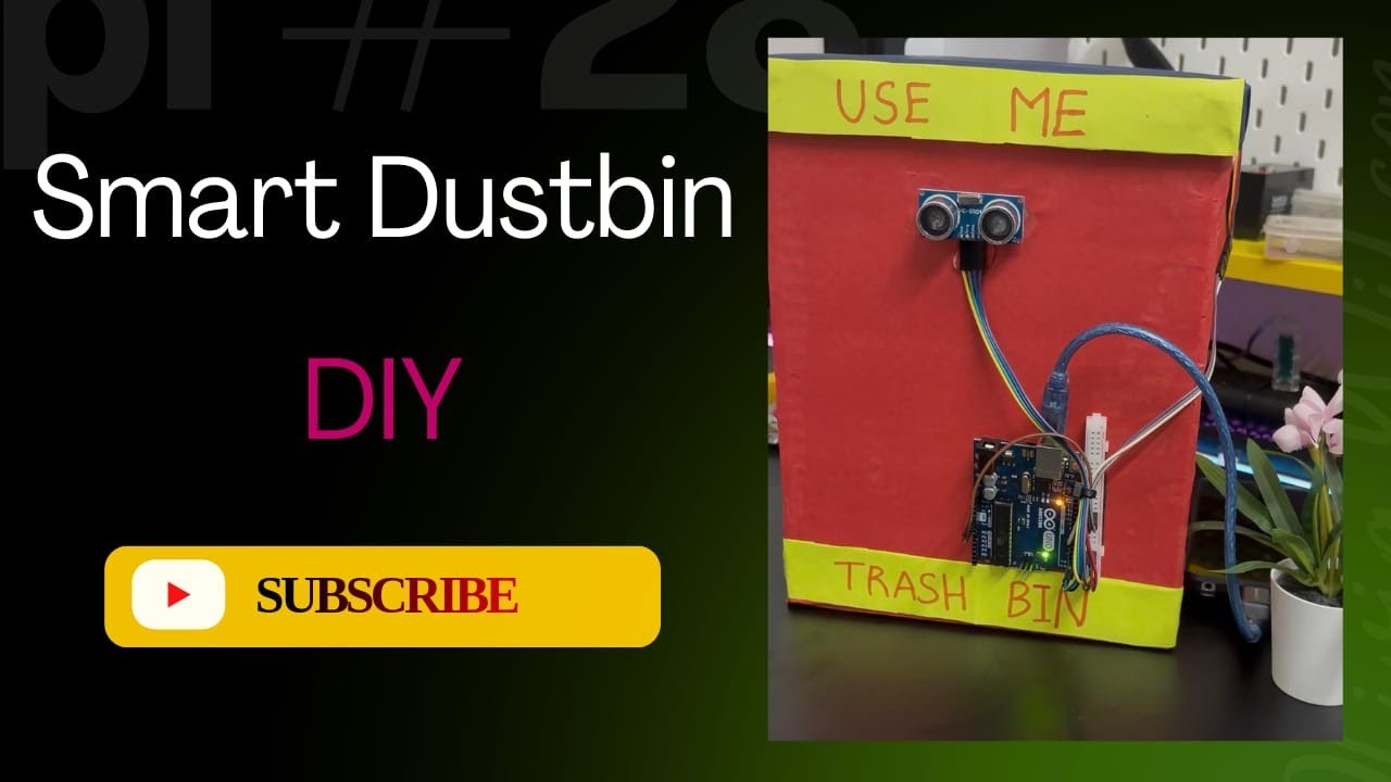 Smart Dustbin Using Arduino UNO | Ultrasonic Sensor & Servo Motor Project