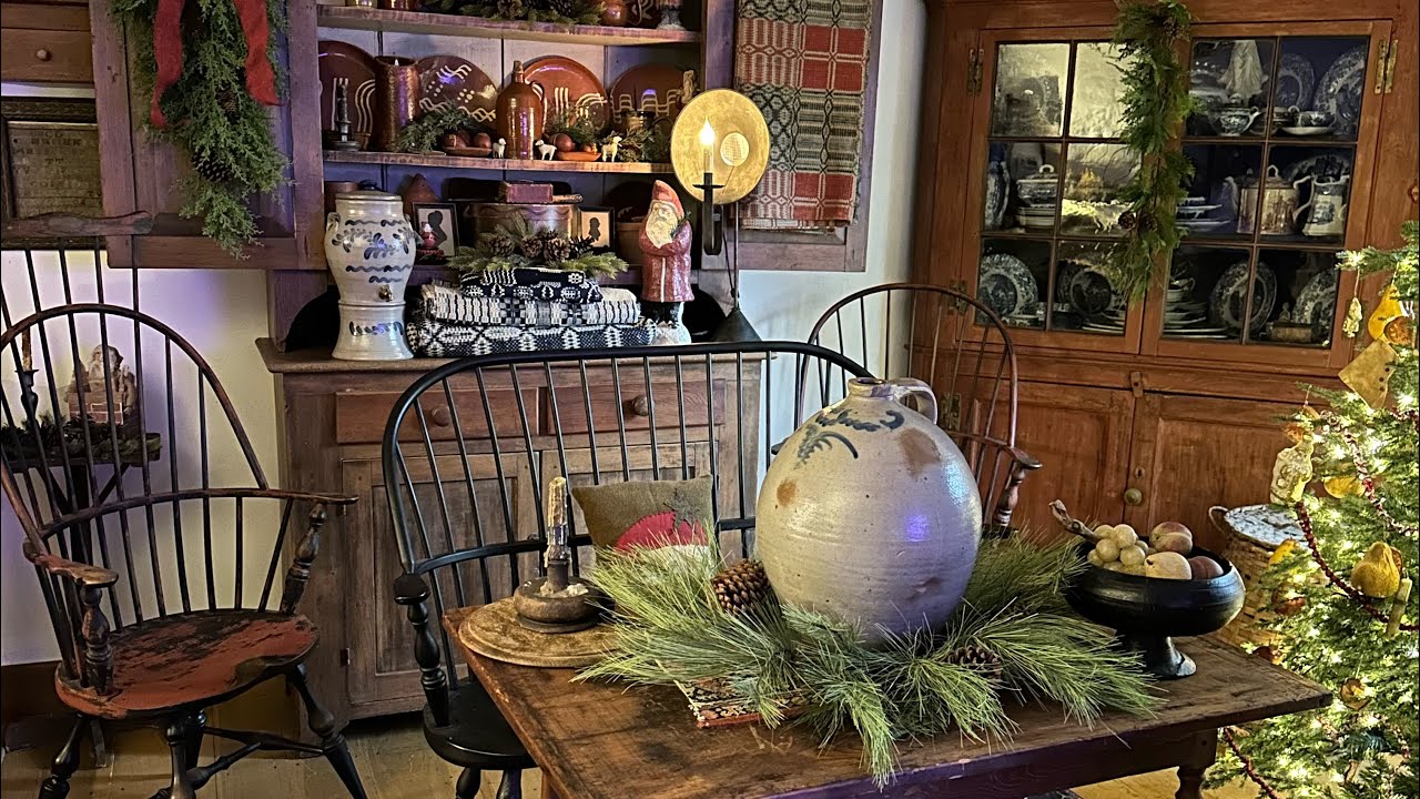 Christmas 2022 Home Tour Betty Alexander, my Mama ~ Primitive/Antiques