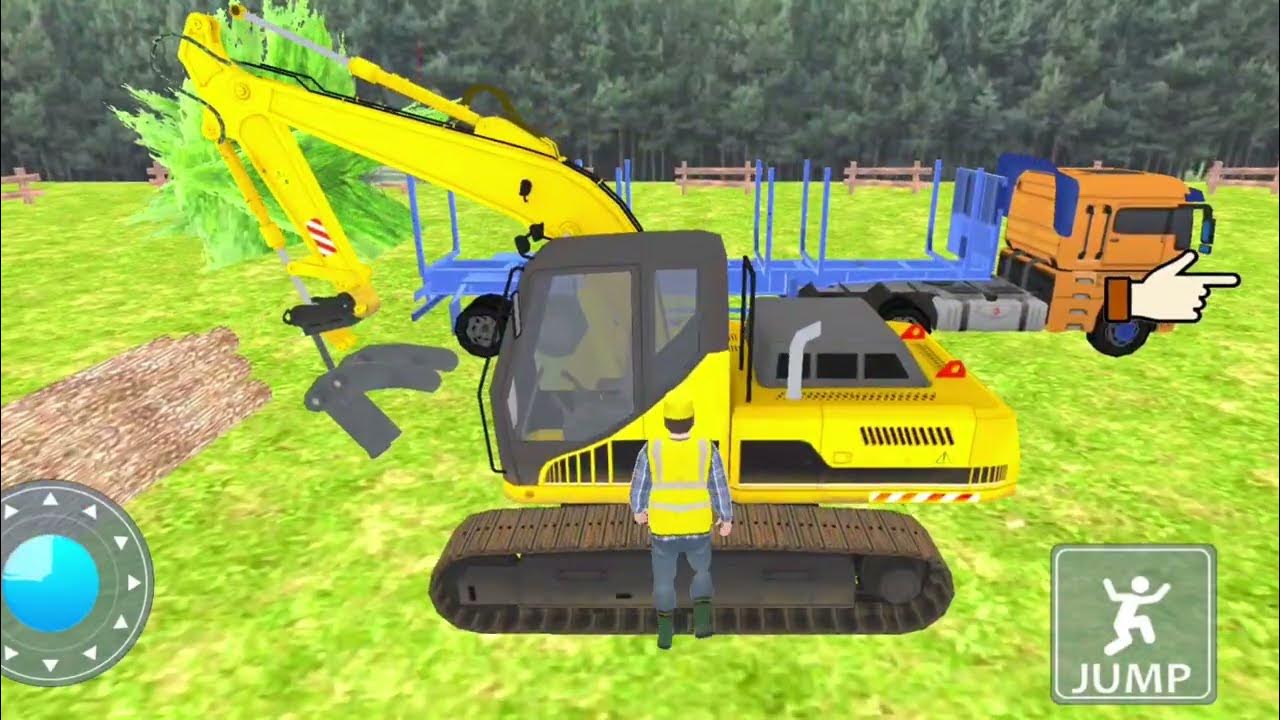 log transporter truck driving gameplay।। log transport truck driving