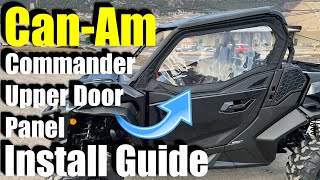 Can-Am Commander fabric door panel install guide step-by-step (tutorial) screenshot 2