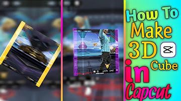 How To Make 3D Cube Video   | Capcut | Black Adam 1m Edit |
