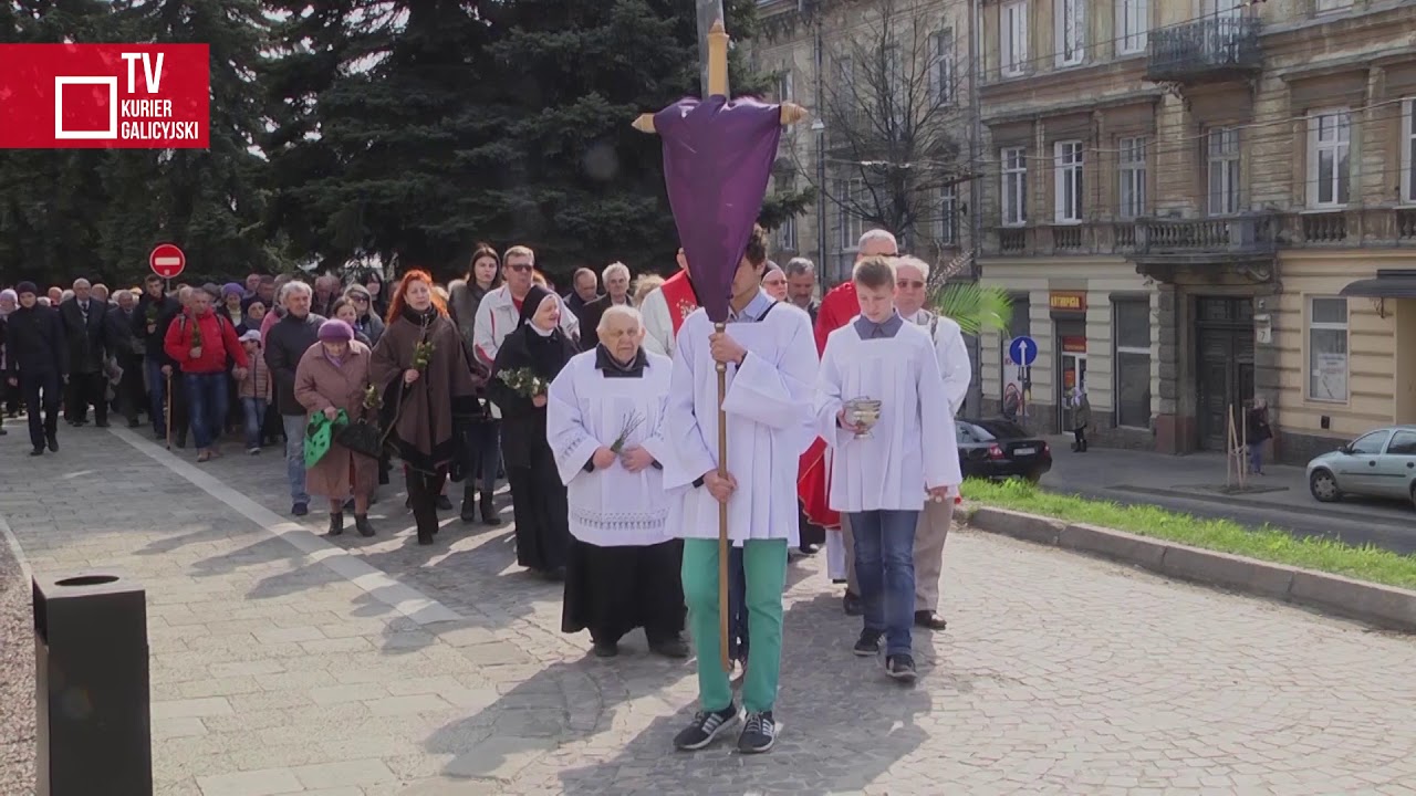 Niedziela Palmowa w kościele pw. św. Marii Magdaleny we Lwowie