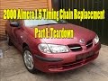 2000 Nissan Almera Timing Chain Replacement Part 1: Teardown