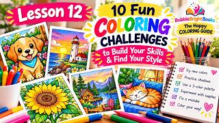 Details Lesson 12: Fun Coloring Challenges to Build Your Skills & Find Your Style | The Happy Coloring Guide Update