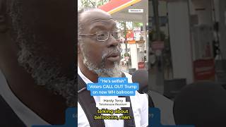 hes Selfish Voters Call Out Trump On New Wh Ballroom