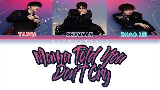 [HAN/PIN/ENG] R1SE 周震南/张颜齐/赵磊 -《妈妈叫你别哭 Mama Told You Don't Cry》Lyric Video