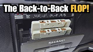 Sharp's FAILED Twin Tape Boombox Design (WQ-T360E)