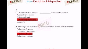 300 Objective Questions on Electricity and Magnetism - 2 (Q.150 - 300) with Answers