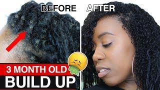 HOW TO Safely Remove Dirt Build Up FAST from Braids & Twists and Detangle Matted Hair