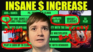 INSANE Xbox Game Pass Price Increase [50% Bump | Ubisoft Classics | Fortnite Crew]