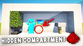 HIDDEN REDSTONE COMPARTMENT!! - Minecraft Redstone Tutorial (Xbox, PS4, Wii U)
