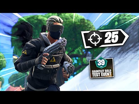 25 KILL Solo Gauntlet! (25 BOMB IN FORTNITE SOLOS)