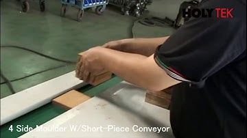 Holytek ME/MX four Side Moulder with Short Piece Conveyor - Electro-Tech Machinery