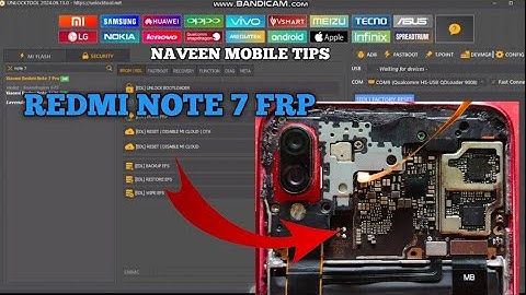 Xiaomi Redmi note 7/7s Unlock Tool Frp & pattern password Remove unlockTool One Click 100% ✅