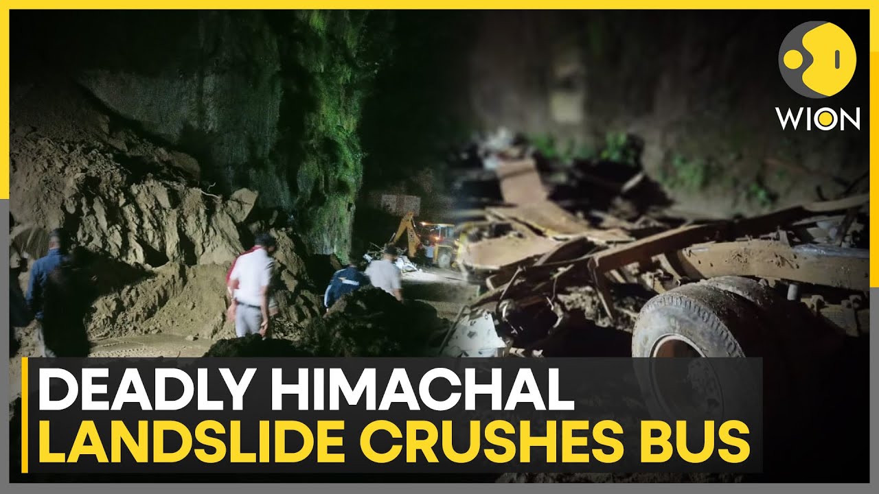 Himachal Bus Accident: Landslide In Bilaspur Leaves 15 Dead | WION