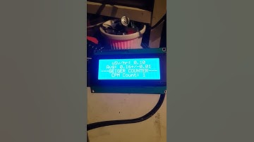 Geiger counter with arduino nano + Lcd 20x4