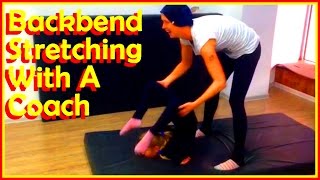 Contortion & Flexibility Gymnastics School Backbend Stretching Training Routine
