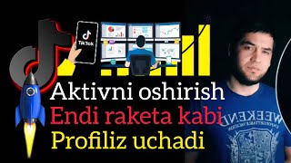 Tiktokda aktivni kutarish siri 🚀   Prosmotr va obunachi kopaytrish